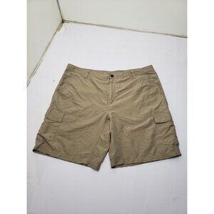 Magellan Outdoor Shorts Mens Size 40 Brown Water Repellent Casual Khaki